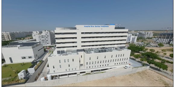 Hospital Blua Sanitas Valdebebas a vista de dron